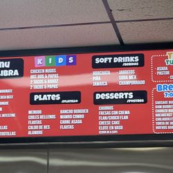 Tacos la Carreta - Menu part 2