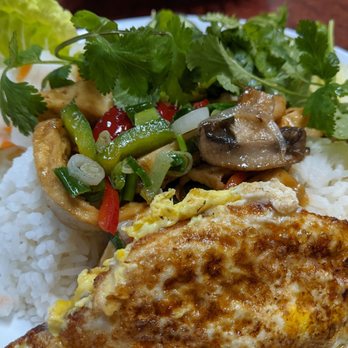 Rise & Shine Bakery - Lemongrass tofu plate with egg. - Bakeries Near Me - Edmonds, Washington Rise & Shine Bakery - Lemongrass tofu plate with egg. - Bakeries Near Me - Edmonds, Washington
