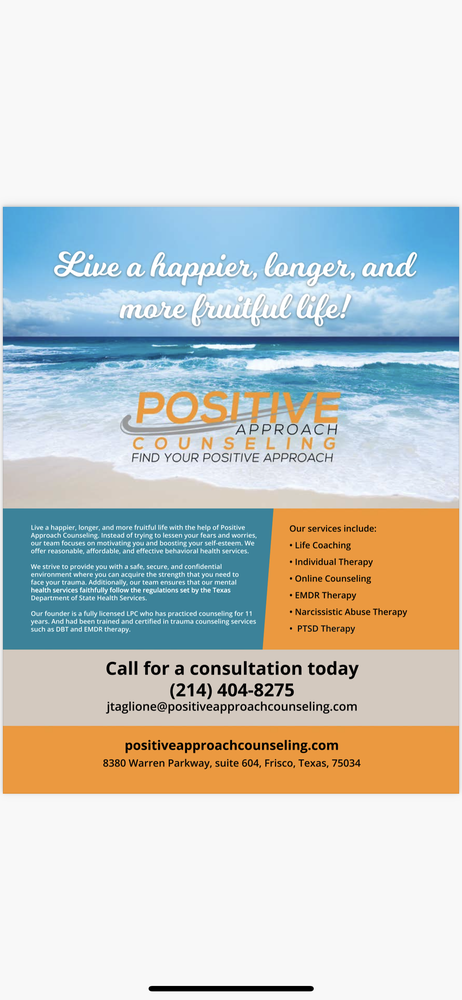 Positive Approach Counseling - grief counselor in Frisco, TX