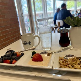 1st City Cafe - Fruit and yogurt with granola. Both tasted homemade and yummy. - Cafes Near Me - Nacogdoches, Texas 1st City Cafe - Fruit and yogurt with granola. Both tasted homemade and yummy. - Cafes Near Me - Nacogdoches, Texas