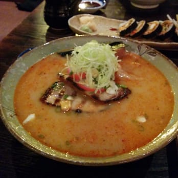 Umai - spicy roasted garlic pork ramen - Japanese Near Me - Chicago, Illinois Umai - spicy roasted garlic pork ramen - Japanese Near Me - Chicago, Illinois