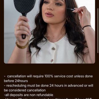 Sculpted by Autumn - No mention of deposit forfeiture. - Makeup Artists Near Me - Pensacola, Florida