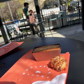 Moonrise Bakery - Lemon olive oil cake and coconut macaron - Bakeries Near Me - Seattle, Washington Moonrise Bakery - Lemon olive oil cake and coconut macaron - Bakeries Near Me - Seattle, Washington