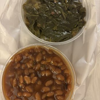 Pit Boss BBQ - Baked beans and Collard Greens - Barbeque Near Me - Hapeville, Georgia