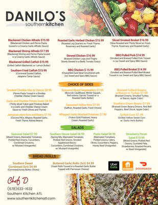 Menu photo 2 Danilo's Southern Kitchen Atlanta, GA Menu photo 2 Danilo's Southern Kitchen Atlanta, GA