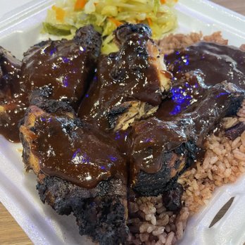 Hillside Caribbean Cuisine - Jerk chicken with cabbage - Caribbean Near Me - Charlotte, North Carolina Hillside Caribbean Cuisine - Jerk chicken with cabbage - Caribbean Near Me - Charlotte, North Carolina