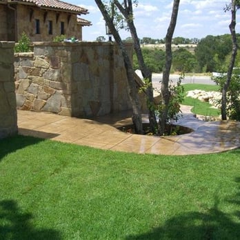 Patterned Concrete - "Yorkstone" - Masonry/Concrete Near Me - Austin, Texas