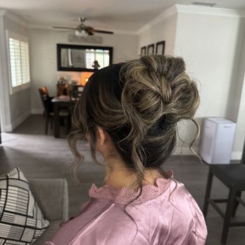 Beauty For Ashes Design - Trial (loved this updo but didn't care for my veil with it) - Hair Stylists Near Me