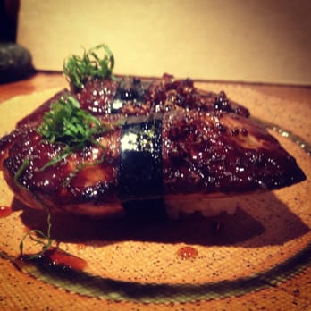 Uchi Austin - Foie Nigiri - seared foie gras with quinoa - Sushi Bars Near Me - Austin, Texas Uchi Austin - Foie Nigiri - seared foie gras with quinoa - Sushi Bars Near Me - Austin, Texas