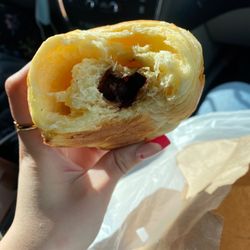Also the croissant looks like one taste and filling was awful almost choked on the chocolate chunks