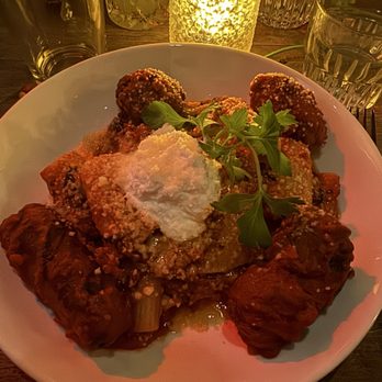 Prohibition - Rigatoni with grandmas sauce - Bars Near Me - New York, New York