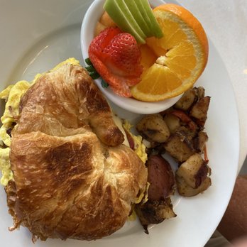 Immigrant Son Caffe - Croissant sandwich - New American Near Me - Ventura, California Immigrant Son Caffe - Croissant sandwich - New American Near Me - Ventura, California