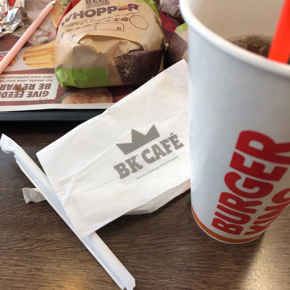 Drink and whopper Drink and whopper