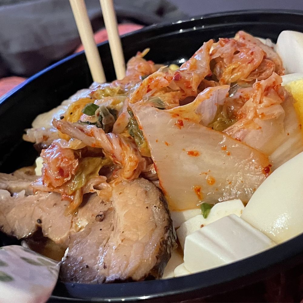 Black Garlic Ramen w/Kimchi