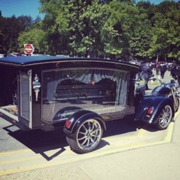 Custom Harley Hearse provided by Mountcastle Turch Custom Harley Hearse provided by Mountcastle Turch