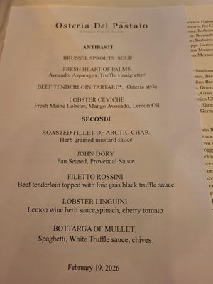 Menu photo 1 Osteria del Pastaio Chicago, IL Menu photo 1 Osteria del Pastaio Chicago, IL