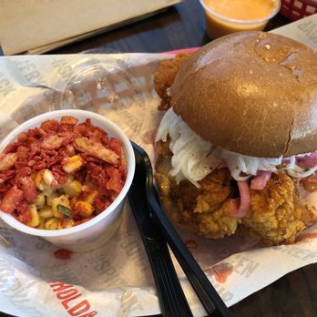 Holdaak Fried Chicken - New Elote Corn Slaw with takis on top - Chicken Shop Near Me - Fullerton, California Holdaak Fried Chicken - New Elote Corn Slaw with takis on top - Chicken Shop Near Me - Fullerton, California