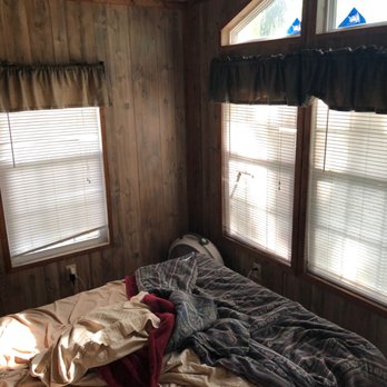 Aker's Ferry Canoe Rental - I hadn't made the bed before snapping the pic. Bedroom was clean upon arrival. - Tubing Near Me - Salem, Missouri Aker's Ferry Canoe Rental - I hadn't made the bed before snapping the pic. Bedroom was clean upon arrival. - Tubing Near Me - Salem, Missouri