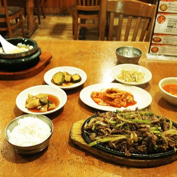Lighthouse Tofu - Bulgogi w/ banchan and neu-reung-ji - Korean Near Me - Annandale, Virginia Lighthouse Tofu - Bulgogi w/ banchan and neu-reung-ji - Korean Near Me - Annandale, Virginia