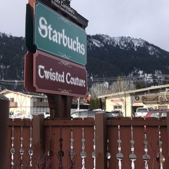 Starbucks - Signage by road - Coffee & Tea Near Me - Leavenworth, Washington Starbucks - Signage by road - Coffee & Tea Near Me - Leavenworth, Washington