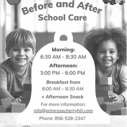 Primrose School of Cherry Hill - Primrose of Cherry Hill material saying that breakfast and snack are included
