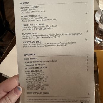 Longman & Eagle - Dessert menu 3/12/26 - Gastropubs Near Me - Chicago, Illinois Longman & Eagle - Dessert menu 3/12/26 - Gastropubs Near Me - Chicago, Illinois
