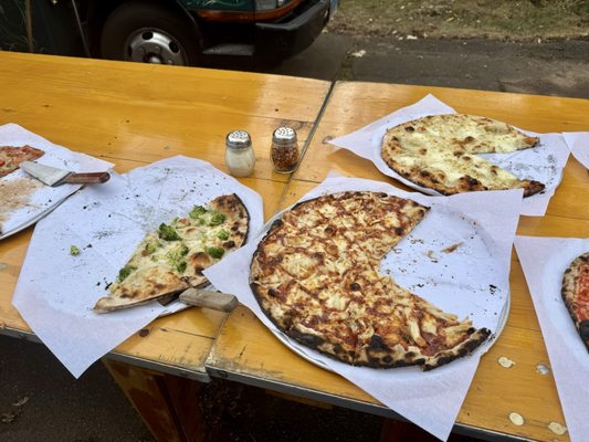 Big Green Truck Pizza by null