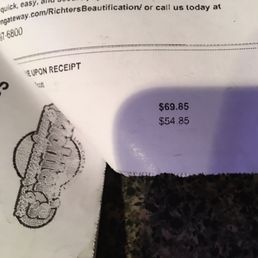 a receipt with a price tag a receipt with a price tag