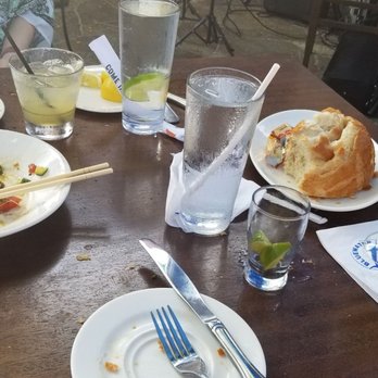 Bluewater Grill - Temecula - Ahi poke, cadillac margatita, striped bass, and chicken on a brick. - Seafood Near Me - Temecula, California Bluewater Grill - Temecula - Ahi poke, cadillac margatita, striped bass, and chicken on a brick. - Seafood Near Me - Temecula, California