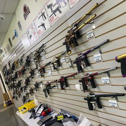 Paintball markers.