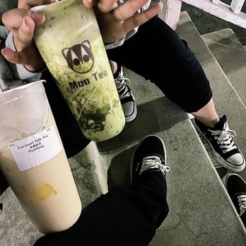 Moo Tea - Caramel Milk Tea , Matcha Latte with Cheese Foam - Tea Rooms Near Me - Alhambra, California