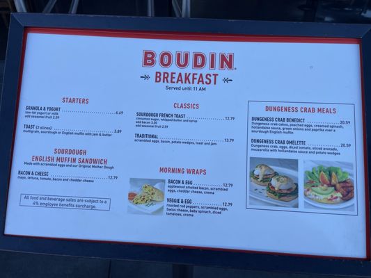 Menu photo 8 Boudin San Francisco, CA Menu photo 8 Boudin San Francisco, CA