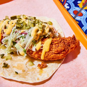 The Brown Sheep - a chicken taco on a tortilla - Mexican Near Me - Los Angeles, California The Brown Sheep - a chicken taco on a tortilla - Mexican Near Me - Los Angeles, California
