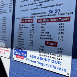 The Drive Inn - *bonus* Fun drink menu too !