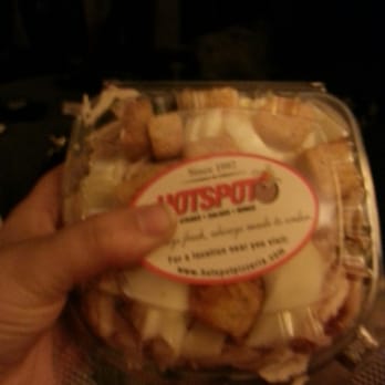 Hot Spot Pizza - This is what an $8 salad looks like.  Lol! - Pizza Near Me - Newark, Delaware