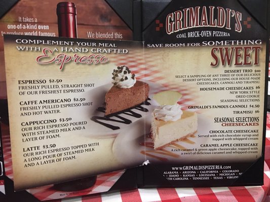 Menu photo 7 Grimaldi's Pizzeria Tampa, FL Menu photo 7 Grimaldi's Pizzeria Tampa, FL