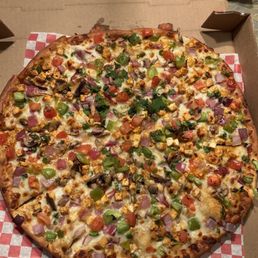 Paneer Tikka Masala Pizza Paneer Tikka Masala Pizza