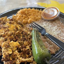Chorizo and Eggs Plate Chorizo and Eggs Plate