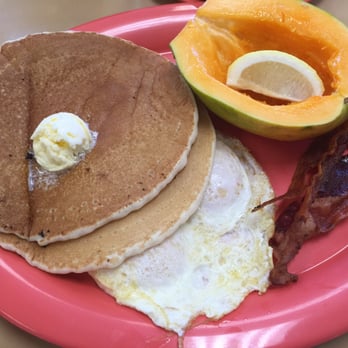 Kountry Style Kitchen Restaurant - Combination, eggs, bacon, pancakes and papaya. - Breakfast & Brunch Near Me - Ewa Beach, Hawaii Kountry Style Kitchen Restaurant - Combination, eggs, bacon, pancakes and papaya. - Breakfast & Brunch Near Me - Ewa Beach, Hawaii