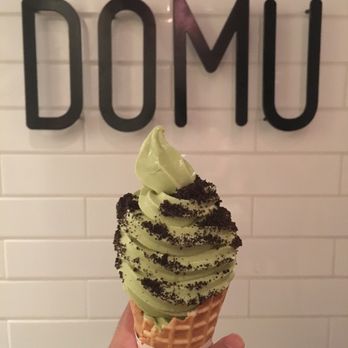 DOMU - Soft serve of the day: Matcha with Oreo Crumble! - Ramen Near Me - Orlando, Florida DOMU - Soft serve of the day: Matcha with Oreo Crumble! - Ramen Near Me - Orlando, Florida