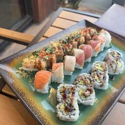 Fantasy roll, rainbow roll, and rock & roll Fantasy roll, rainbow roll, and rock & roll