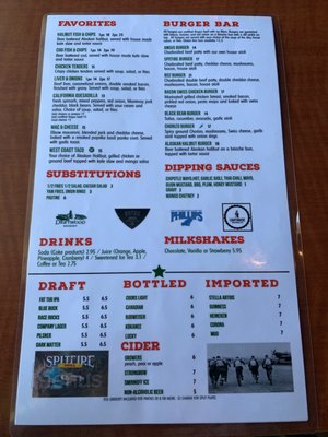Menu photo 4 Spitfire Grill Restaurant & Catering Sidney, BC