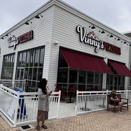 Exterior outside entrance of Vinny’s Pizzeria - Orange Beach, Alabama Exterior outside entrance of Vinny’s Pizzeria - Orange Beach, Alabama