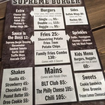 Supreme Burger - New menu! - Burgers Near Me - Solna, Alberta