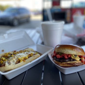 Teddy B's - The Southwest Dog & Caliente Burger! - Burgers Near Me - San Antonio, Texas