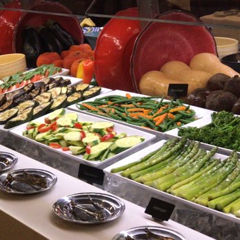 Adega Gaucha - Pretty veggie display - Brazilian Near Me - Orlando, Florida