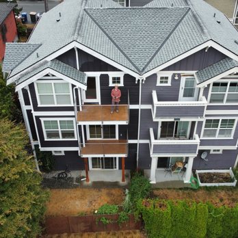 Designer Concepts Remodeling - Here's the job completed both decks were recited all the trim boards replaced recited and painted and did the railings - Decks & Railing Near Me