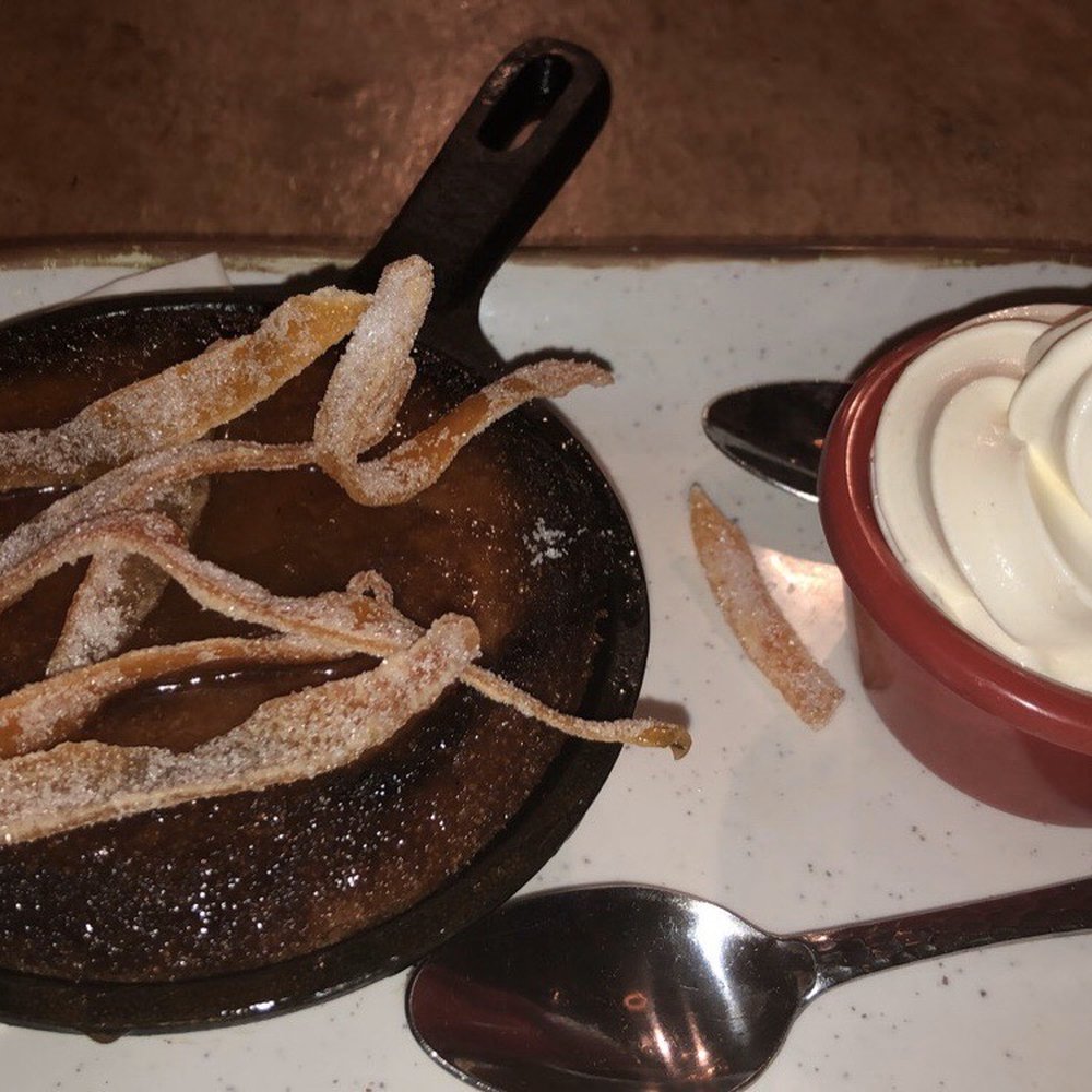 Gran Castor - Honey citrus skillet cake ($6.95) - Latin American Near Me - Troy, Michigan Gran Castor - Honey citrus skillet cake ($6.95) - Latin American Near Me - Troy, Michigan