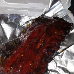Armour's BBQ and Catering - Sat. Date night with hubby 3 racks of ribs 2 lbs of pulled pork.YUMO