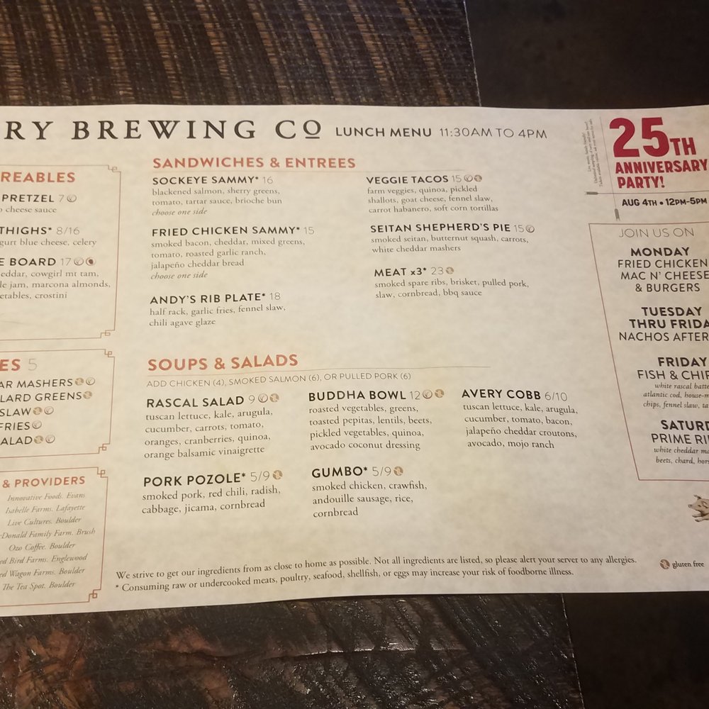 Avery Brewing - Menu - Breweries Near Me - Boulder, Colorado Avery Brewing - Menu - Breweries Near Me - Boulder, Colorado